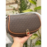 [Buy in the US] m.k Mila Medium brown logo bag size 25cm