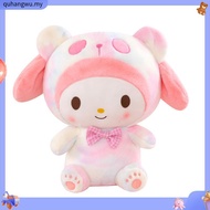 Kreatif tie-dye Kuromi plush toy Melody Cinnamon dog doll hadiah hari jadi kanak-kanak untuk girlfri