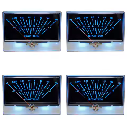 ABUO-4X Driver Board P-134 VU Meter Drive Board VU Meter Audio Backlight Analog Digital Power Meter