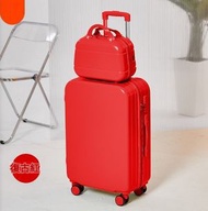 多功能行李箱【28寸】【子母款-復古紅】 #H246030344