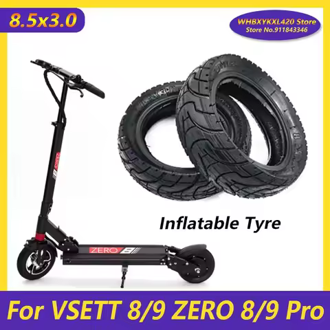8.5 Inch 8.5x3.0 Tyre Tube for VSETT 8 9 ZERO 8 9 Pro Hoverboard Double Drive Dual Motor Electric Sc