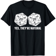D20 Dice Art For Men Board Gamer Polyhedral D20 Dice T-Shirt