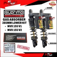 SUPRIMO Gas Absorber 285mm NVX155 V1 V2 Adjustable Absorber Rebound Suspension
