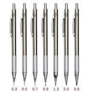 mechanical pencil Metal Mechanical Pencil Writing Painting 0.3/0.5/0.7/0.9/1.3/2.0/3.0MM Mechanical 