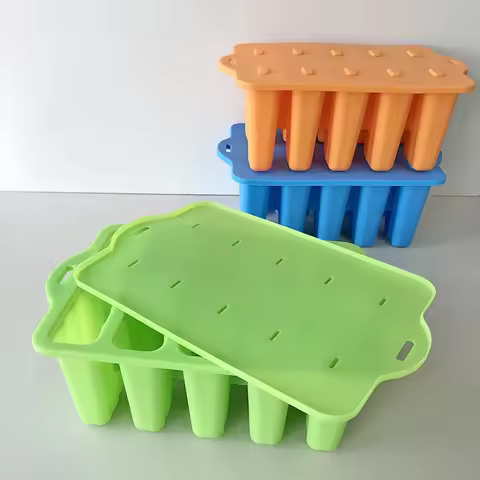 Silicone Ice Cream Mold Home Made Food Grade Children Popsicle Ice Cream Container Ice Cream Box Ice