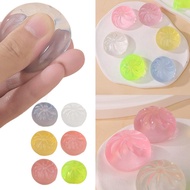 Decompressed Transparent Soft Buns Slow Rebound Stress 6 Relief Toys Colors E7o9