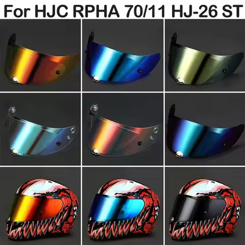 HJ-26 Helmet Visor for HJC RPHA 70 RPHA 11 HJ-26 ST Motorcycle Helmet Shield Universal Size Sunscree