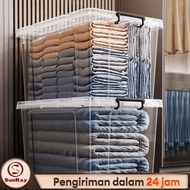 100 liter plastic box, with wheels, size 812, 59 cm, large capacity