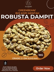 kopi Robusta dampit greenbean biji kopi mentah SIAP SANGRAI 1kg