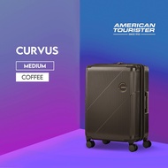 American Tourister Koper Hardcase Curvus Medium 24 Inch TSA - Coffee