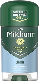(Pack of 7) Mitchum Power Gel Anti-Perspirant Deodorant Unscented 2.25 oz (*Packaging may vary)