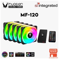 Invasion MF-120 6-in-1 120mm ARGB Fan with Wireless Remote Control Hub Pack
