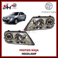 (GLASS) PROTON WAJA MMC 2000 HEAD LAMP ( SILVER ) LIGHT LAMPU DEPAN BESAR DRIVER PASSAGES 100% HIGH QUALITY NEW BARU