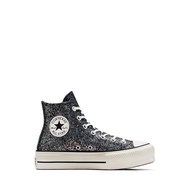 Converse CTAS Lift Platform Glitter Women's Sneakers - Into The Void/Egret/Black