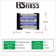 ✸BSBOSS Home Catering Electric Mosquito Killer Lamp Wall Mounted Energy Saving LED Ultraviolet Lamp