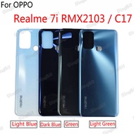 Back Cover Housing Case For Realme 7i RMX2103 C17 Lens Frame Middle Frame With Side Button