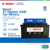 Bosch ST Hightec AGM LN5 DIN95 MF Car Battery (Made in South Korea - 12-month Warranty)