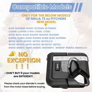 Locking Lid Replacement Compatible with Ninja BL610 BN751 Blender 72oz XL Pitchers New Model, Replac