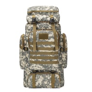 80L Oxford Cloth Outdoor Backpack Camouflage Hiking Tactical Backpack Hiking Bag Men's Camping Trave