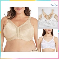 RESELLER Braluv .. jumbo sizeBIG 44C 44D 46D 48DD Women's Bra 3 hooks No Wire No Foam Underwear Unde