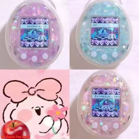 Tamagotchi Uni Electronic Pet Color Panel 4u/4u Sequins Paper Soft Film Love Drill Wings Paste The M