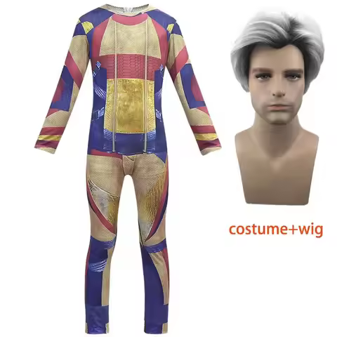HAni 2025 for Men Adult Kids Cosplay Descendants 3 Jay Carlos Costumes Zentai Funny Party Halloween 