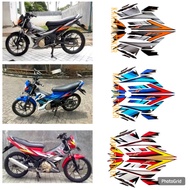 Suzuki Satria F150 2007 Satria Fu 2007 Motorcycle Striping Stickers Full Set