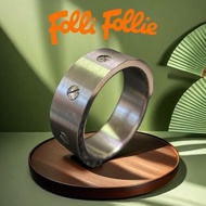 🐧希臘Folli Follie芙麗.芙麗| 時尚不銹鋼戒指Size:歐54/日13#二手