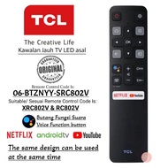 Original TCL android TV Remote Control With YouTube NETEFlX SRC802VXRC802V