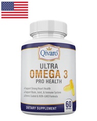 可兒麗 - 深海魚油寶 ( 60 粒) 高濃度 omega 3 濃縮精髓 非基因改造 無魚腥味 EPA DHA 質量符合最嚴格美國加州 65 環保法案限制 減少炎症 活化腦細胞 心 腦 血管 血液循環