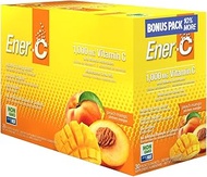 Ener-C Bonus Pack - Peach Mango Multivitamin Drink Mix, 1000mg Vitamin C, Non-GMO, Vegan, Real Fruit