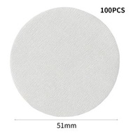 [100件裝] 51mm 粉碗圓形濾紙 二次分水濾紙 意式咖啡機手柄過濾網片  [平行進口]