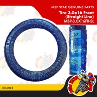 MBP-3.0x16Fr-SL | Tire 3.0x16 Front (Straight Line) | MBP Star parts | Assorted