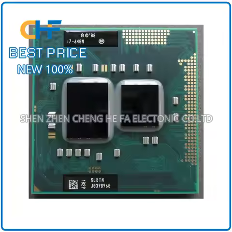 I7 640M I7 640 support HM55/57 CPU processors