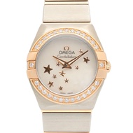 [มือสอง] นาฬิกา Omega รุ่น Constellation Star Blue Diamond Bezel 123.25.24.60.05.002 ตัวเรือนสีขาว K