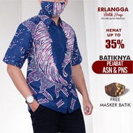 PRIA KEMEJA Teenage Adult Men Batik Shirt Popular Present Men's Batik Shirt Short Sleeve Batik Shirt Modern Men Batik Shirt Men Office Batik Shirt Smooth Cool Material Stiff Sragenan Premium Batik Shirt For Men Modern Batik Material