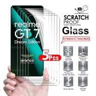 5Pieces Full Glue Tempered Glass For Realme GT 7 Realme 7T Screen Protector Realme GT 7 Dream Editio