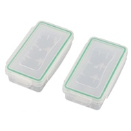 Usihere Battery Storage Case 2PCS Durable Lightweight 18650 Box Holder Waterproof High Quality Batteries Protector Cover