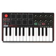 深水埗地舖門市 AKAI MINI MK2 MIDI KEYBOARDS MIDI鍵盤控制器 專業音樂鍵盤 MIDI鍵盤編曲鍵盤 帶力度感應的便攜式MIDI鍵盤