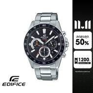CASIO นาฬิกาข้อมือผู้ชาย EDIFICE รุ่น EFV-570D-1AVUDF วัสดุสเตนเลสสตีล สีดำ