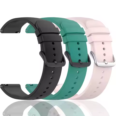 Silicone Strap For Ticwatch Pro 2020/3 Ultra GPS/E2/S2/GTH2 Smart Watch Band Silicone Straps For Tic