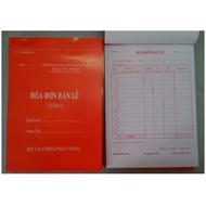 A5 retail invoice on beautiful paper