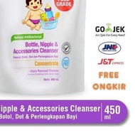 Sleek Bottle Nipple CLEANSER 450 ml + 90 ml EXTRA - 450ml Baby Pacifier Bottle Washing Soap - Refill