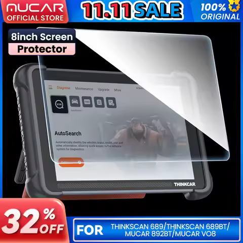 8inch Screen Protector For THINKCAR THINKSCAN 689BT 689 Full Cover Privacy Tempered Glass MUCAR 892B