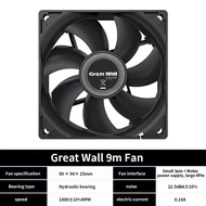 Great Wall 60MM/70MM/80MM/90MM Computer PC Case Fan Ultra Silent 12V DC Chassis Radiator Cooling PC