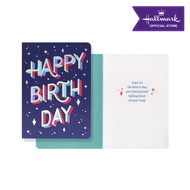 Hallmark Birthday Greeting Card (HAPPY BIRTH DAY) with Envelope 18cm x 13cm