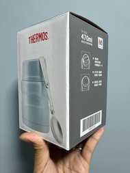 Thermos 膳魔師 470ml 內附可摺式 不銹鋼 湯羹 湯匙 天地風物 高真空不鏽鋼食物罐 ###保暖壺 保溫壺 飯盒 飯壺 食物壺 飯兜 食物兜 食物盒 午餐盒 午餐兜 午餐壺 學生飯盒 飯煲