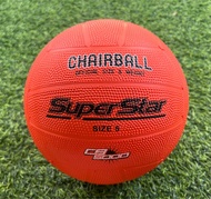 ลูกแชร์บอลยาง FBT Super Star CB5000 เบอร์ 5 สีส้ม (ฟรีตาข่ายใส่บอล + เข็มเติมลม) Made in Thailand