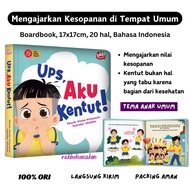 BOARDBOOK Healthy Children's Series Ups, I Fart Children's Story Book - Health & Hygiene 3-6 Years