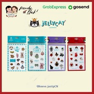 JELLYCAT LONDON ORIGINAL OFFICIAL MERCHANDISE STICKER SHEET - SUMMER HALLOWEEN CAFE POP UP